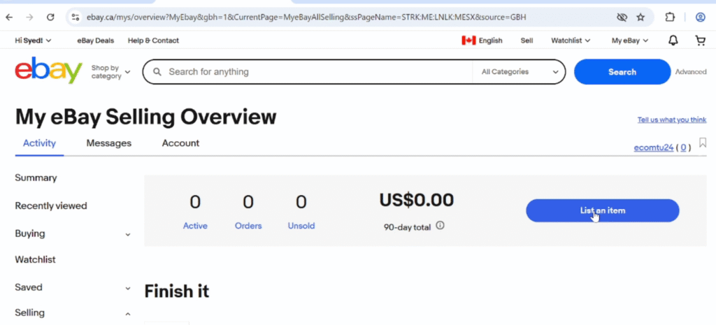 How to Create an eBay Seller Account (Step-by-Step Guide for Beginners) 6